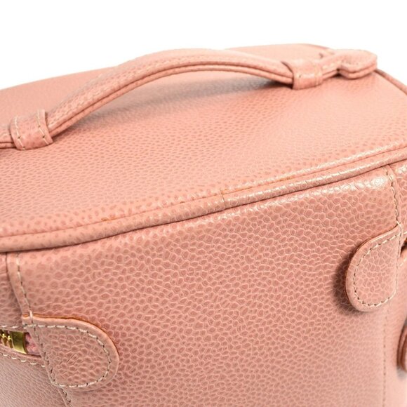 Chanel Pink Calfskin Timeless Vanity Handbag 48639 - Picture 10 of 11